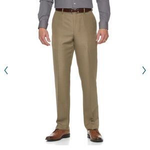 Croft & Barrow Classic-Fit Flat-Front Pants 30x32